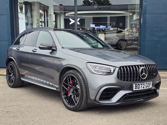 Used 2022 Mercedes-Benz GLC 4.0 GLC63 V8 BiTurbo AMG S (Premium Plus) SUV 5dr Petrol SpdS MCT 4MATIC+ Euro 6 (s/s) (510 ps) Grey at Gravells