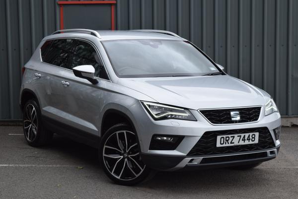 Used 2019 SEAT ATECA 1.6 TDI Xcellence Lux [EZ] 5dr DSG SILVER at SERE Motors