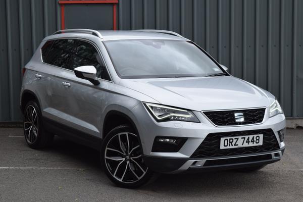 Used 2019 SEAT ATECA 1.6 TDI Xcellence Lux [EZ] 5dr DSG SILVER at SERE Motors