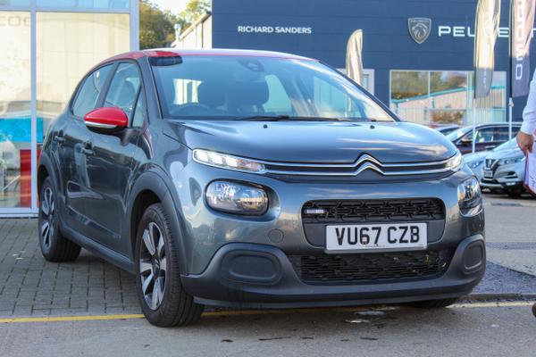 Used 2017 Citroen C3 1.2 PureTech Feel Hatchback 5dr Petrol Manual Euro 6 (82 ps) at Richard Sanders