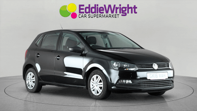 Used 2016 VOLKSWAGEN Polo 1.0 Bluemotion TECH S (NQ) Black at Eddie Wright Car Supermarket