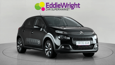 Used 2020 CITROEN C3 1.2 PureTech FLAIR (NQ) Black at Eddie Wright Car Supermarket