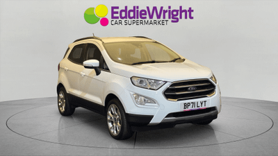 Used 2022 FORD ECOSPORT 1.0 EcoBoost Titanium White at Eddie Wright Car Supermarket