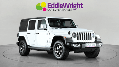 Used 2019 JEEP Wrangler 2.0T GME 272 Bhp OVERLAND 4WD SUV (NQ) White at Eddie Wright Car Supermarket