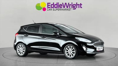 Used 2019 FORD FIESTA 1.0T EcoBoost 125 Bhp TITANIUM (NQ) Black at Eddie Wright Car Supermarket