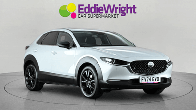 Used 2024 MAZDA CX-30 2.0e SKYACTIV X MHEV 180 Bhp HOMURA SUV (NQ) Silver at Eddie Wright Car Supermarket