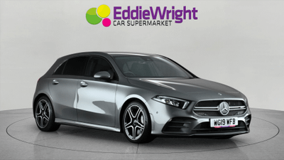 Used 2019 MERCEDES-BENZ A Class A35 2.0T 306 Bhp AMG (PREMIUM) (NQ) Grey at Eddie Wright Car Supermarket