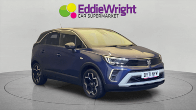 Used 2021 Vauxhall CROSSLAND 1.2i ELITE EDITION (VQ) Blue at Eddie Wright Car Supermarket