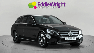 Used 2019 MERCEDES-BENZ C Class C180 1.6T 156 Bhp SPORT (PREMIUM) G-TRONIC ESTATE (NQ) Black at Eddie Wright Car Supermarket