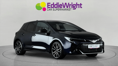 Used 2023 TOYOTA Corolla 2.0 VVT-h 196 Bhp GR SPORT HATCHBACK CVT (VQ) Blue at Eddie Wright Car Supermarket