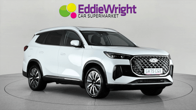 Used 2025 CHERY Tiggo 8 1.5T 18.4 KWH 204 Bhp SUMMIT DHT1 (VQ) White at Eddie Wright Car Supermarket