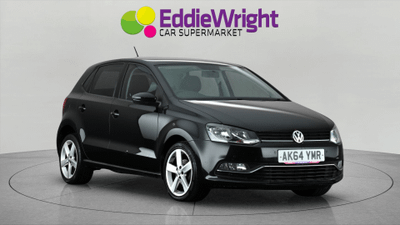 Used 2014 VOLKSWAGEN Polo 1.4 TDI BlueMotion Tech SEL (NQ) Black at Eddie Wright Car Supermarket
