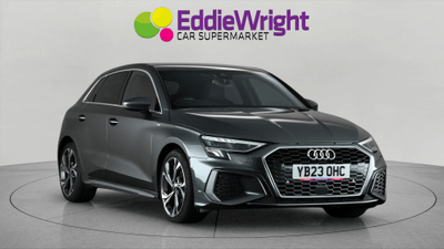 Used 2023 AUDI A3 1.0 TFSI 30 110 Bhp S LINE SPORTBACK S TRONIC (NQ) Grey at Eddie Wright Car Supermarket