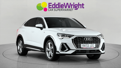 Used 2022 AUDI Q3 1.5 TFSI COD 35 150 Bhp S LINE SPORTBACK S TRONIC (VQ) White at Eddie Wright Car Supermarket