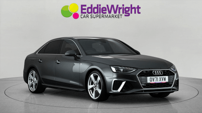 Used 2021 Audi A4 2.0 TDI 35 150 Bhp S LINE S TRONIC (NQ) Grey at Eddie Wright Car Supermarket