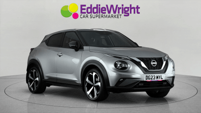 Used 2023 NISSAN JUKE 1.0 DiG-T Tekna (VQ) Silver at Eddie Wright Car Supermarket