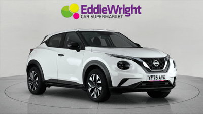 Used 2025 NISSAN JUKE 1.0 DIG-T 114 Bhp ACENTA PREMIUM DCT (NQ) White at Eddie Wright Car Supermarket