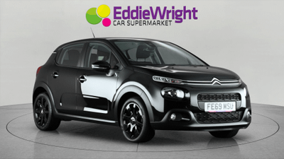 Used 2019 Citroen C3 1.2 PURETECH FEEL NAV EDIITION (NQ) Black at Eddie Wright Car Supermarket