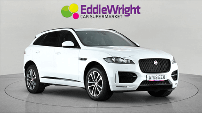 Used 2019 JAGUAR F-PACE 20 D180 R-SPORT AWD (NQ) White at Eddie Wright Car Supermarket