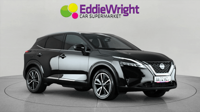 Used 2022 NISSAN Qashqai 1.3 DIG-T MHEV TEKNA (VQ) Black at Eddie Wright Car Supermarket