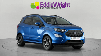 Used 2022 FORD Ecosport 1.0 T EcoBoost ST-LINE (NQ) Blue at Eddie Wright Car Supermarket