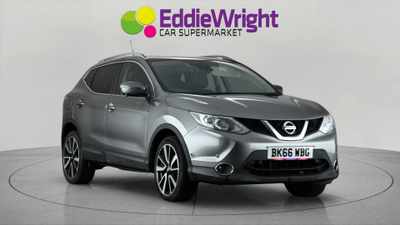 Used 2016 NISSAN Qashqai 1.5 DCI 110 Bhp TEKNA SUV (NQ) Grey at Eddie Wright Car Supermarket