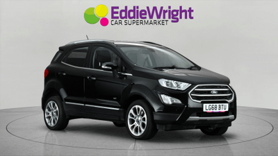 Used 2018 FORD Ecosport 1.5 EcoBlue 125 Bhp TITANIUM SUV AWD (NQ) Black at Eddie Wright Car Supermarket