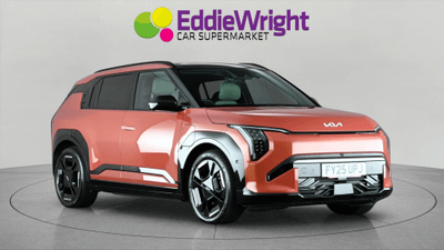 Used 2025 KIA EV3 81.4 KWH 201 Bhp GT-LINE S SUV (NQ) Orange at Eddie Wright Car Supermarket