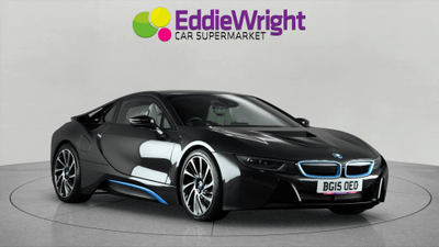 Used 2015 BMW I8 1.5T 7.1 kWh 362 Bhp 4WD (NQ) Grey at Eddie Wright Car Supermarket