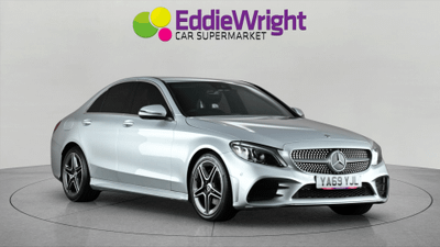 Used 2020 MERCEDES-BENZ C Class C220d 2.0 194 Bhp AMG LINE (PREMIUM) (NQ) Silver at Eddie Wright Car Supermarket
