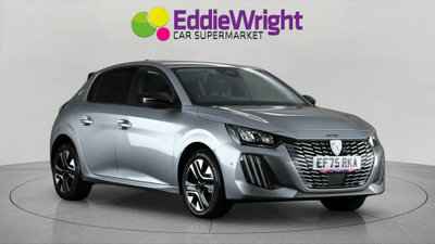 Used 2025 PEUGEOT 208 1.2 HYBRID ALLURE (NQ) Grey at Eddie Wright Car Supermarket