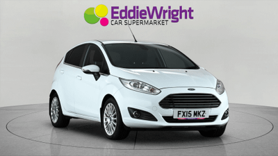 Used 2015 FORD Fiesta 1.0T ECOBOOST 100 Bhp TITANIUM (NQ) White at Eddie Wright Car Supermarket