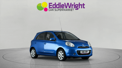 Used 2011 NISSAN Micra 1.2 DIG-S ACENTA CVT (NQ) Blue at Eddie Wright Car Supermarket
