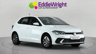 Used 2023 Volkswagen Polo 1.0 TSI LIFE (VQ) White at Eddie Wright Car Supermarket