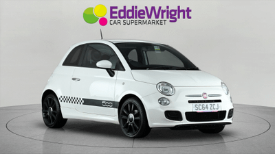 Used 2014 FIAT 500 1.2i 69 Bhp S HATCHBACK (NQ) White at Eddie Wright Car Supermarket