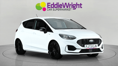Used 2023 Ford FIESTA 1.0T EcoBoost 125Bhp MHEV ST-LINE X EDITION (VQ) White at Eddie Wright Car Supermarket