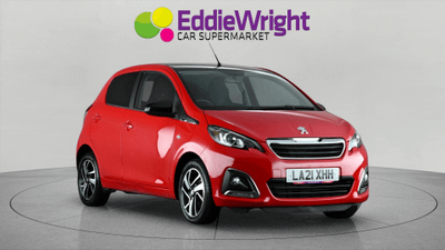 Used 2021 PEUGEOT 108 1.0 ALLURE HATCHBACK (NQ) Red at Eddie Wright Car Supermarket