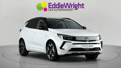Used 2023 VAUXHALL Grandland 1.5 TURBO D 130 Bhp ULTIMATE SUV (NQ) White at Eddie Wright Car Supermarket