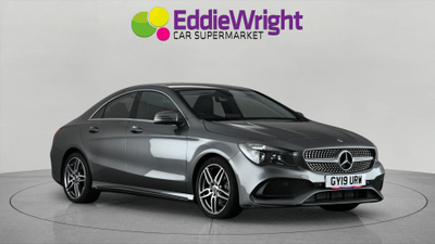 Used 2019 Mercedes-Benz CLA CLA180 1.6i AMG LINE EDITION COUPE (NQ) Grey at Eddie Wright Car Supermarket