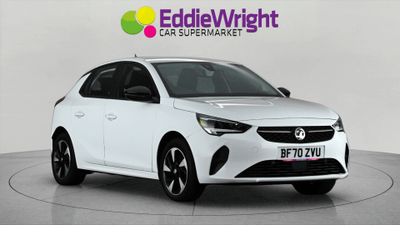 Used 2020 VAUXHALL Corsa 50KWH SE NAV (NQ) White at Eddie Wright Car Supermarket