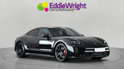 Used 2024 PORSCHE Taycan PERFORMANCE PLUS 93.4Kwh 598 Bhp GTS SALOON 4WD (VQ) Black at Eddie Wright Car Supermarket