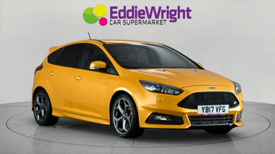 Used 2017 FORD Focus 2.0 TDCI 185 Bhp ST-3 NAV (NQ) Yellow at Eddie Wright Car Supermarket