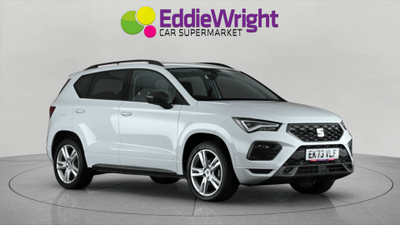 Used 2023 SEAT ATECA 1.5 TSi Evo FR DSG (NQ) White at Eddie Wright Car Supermarket