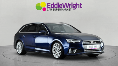 Used 2019 Audi A4 2.0 TFSI 40 190 Bhp S LINE S TRONIC (NQ) Blue at Eddie Wright Car Supermarket