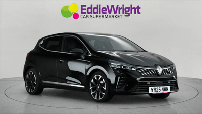 Used 2025 RENAULT Clio 1.6 E-TECH 145 Bhp TECHNO (NQ) Black at Eddie Wright Car Supermarket
