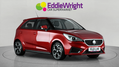 Used 2021 MG MG3 1.5 VTI-TECH 106 Bhp EXCLUSIVE (VQ) Red at Eddie Wright Car Supermarket