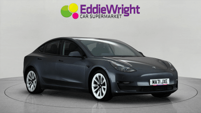 Used 2021 TESLA Model 3 DUAL MOTOR LONG RANGE 346 Bhp (NQ) Grey at Eddie Wright Car Supermarket