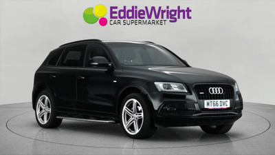 Used 2016 Audi Q5 2.0 TDI 190 Bhp S LINE PLUS SUV S TRONIC QUATTRO (NQ) Black at Eddie Wright Car Supermarket