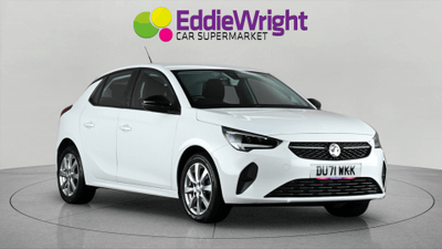 Used 2021 VAUXHALL Corsa 1.2i 75 SE A/C HATCHBACK (VQ) White at Eddie Wright Car Supermarket