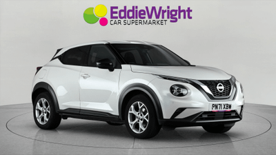 Used 2021 NISSAN JUKE 1.0 DIG-T 114 Bhp N-CONNECTA (NQ) White at Eddie Wright Car Supermarket